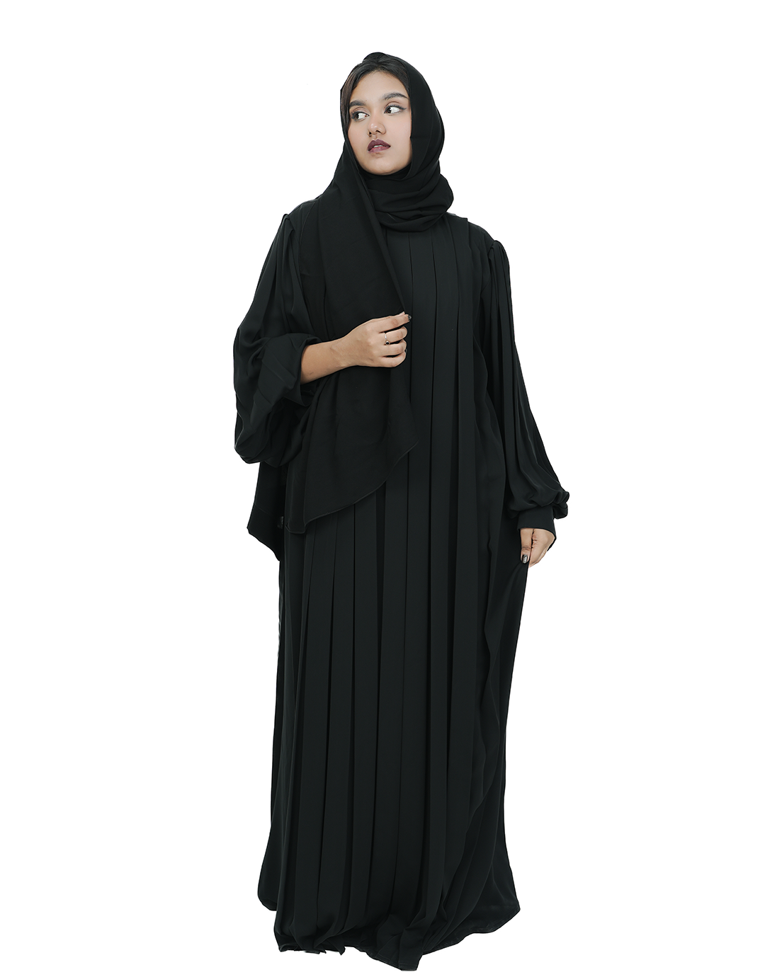 THE CASCADE PLEAT ABAYA