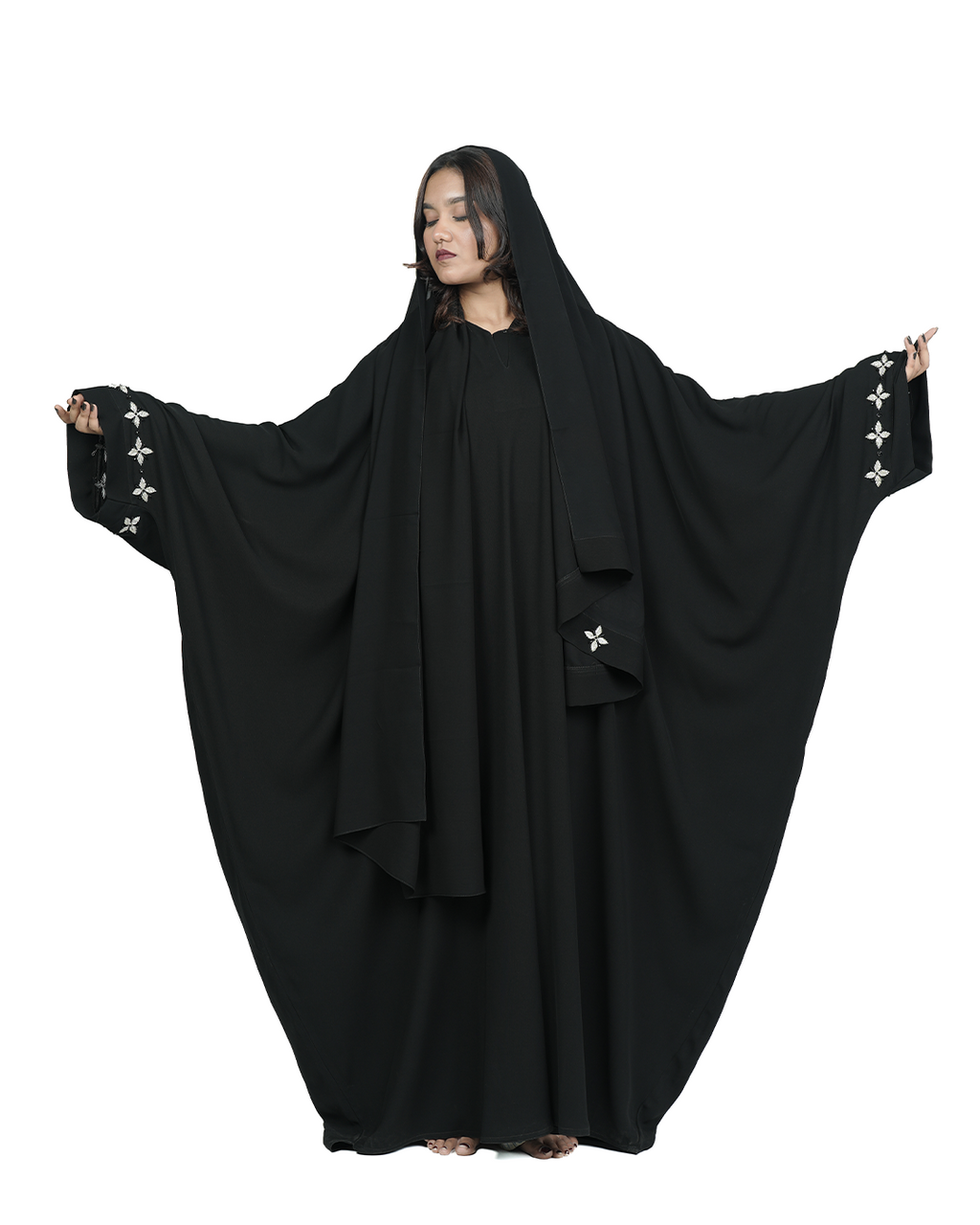 THE SILVER JASMIN KAFTAN
