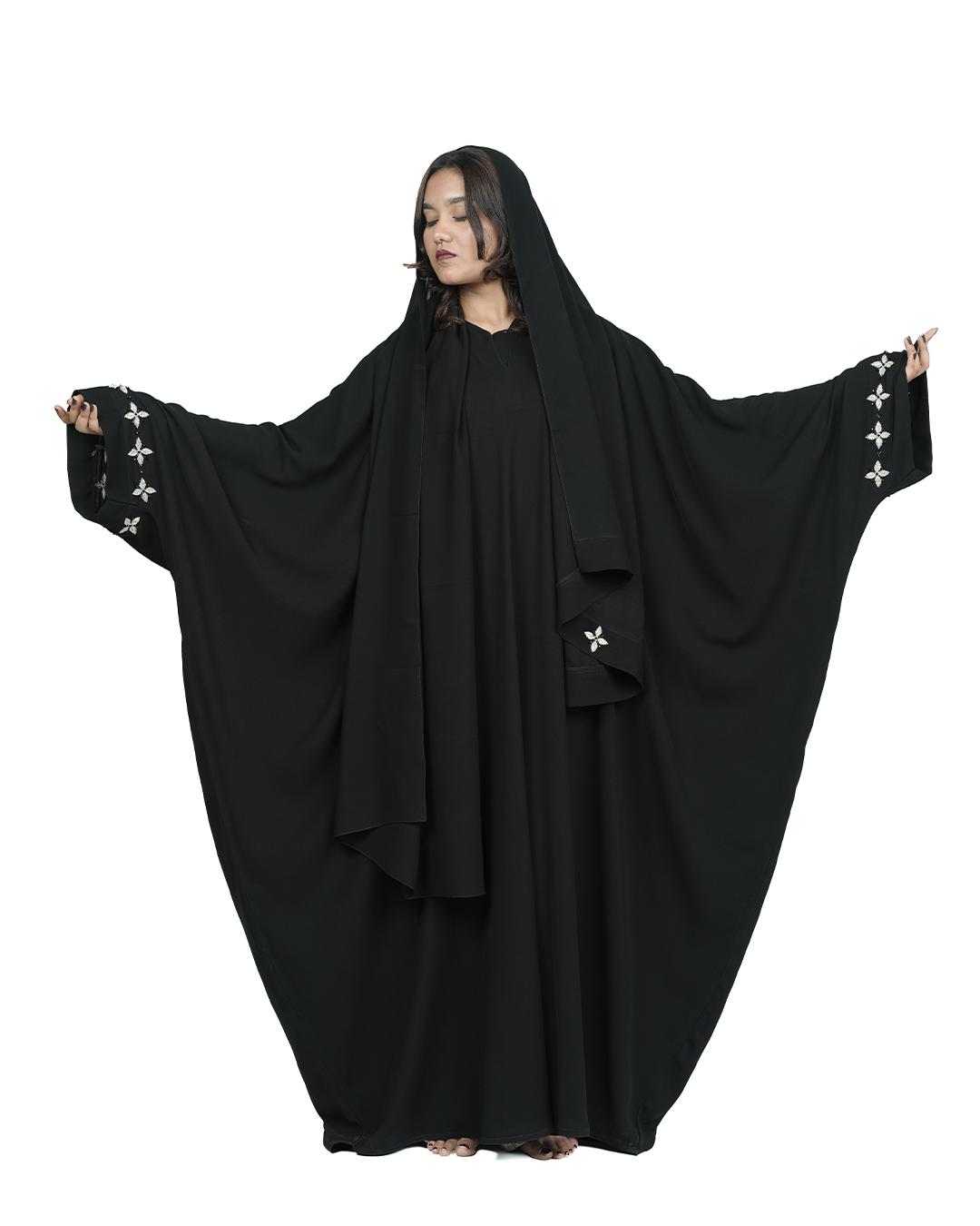 THE SILVER JASMIN KAFTAN