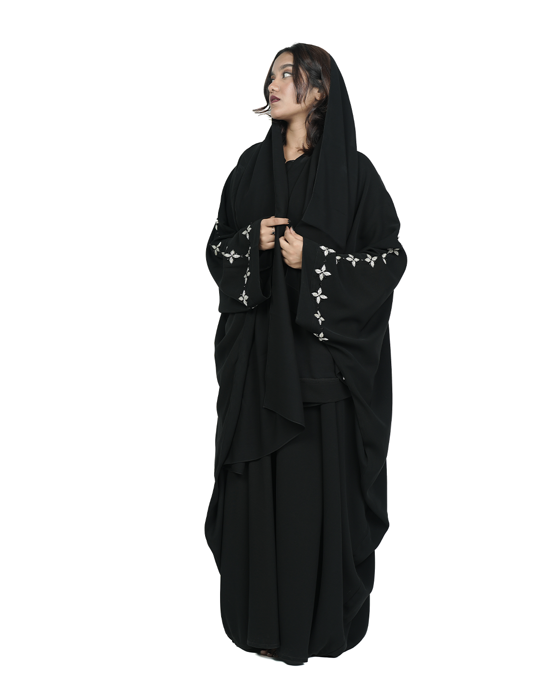 THE SILVER JASMIN KAFTAN