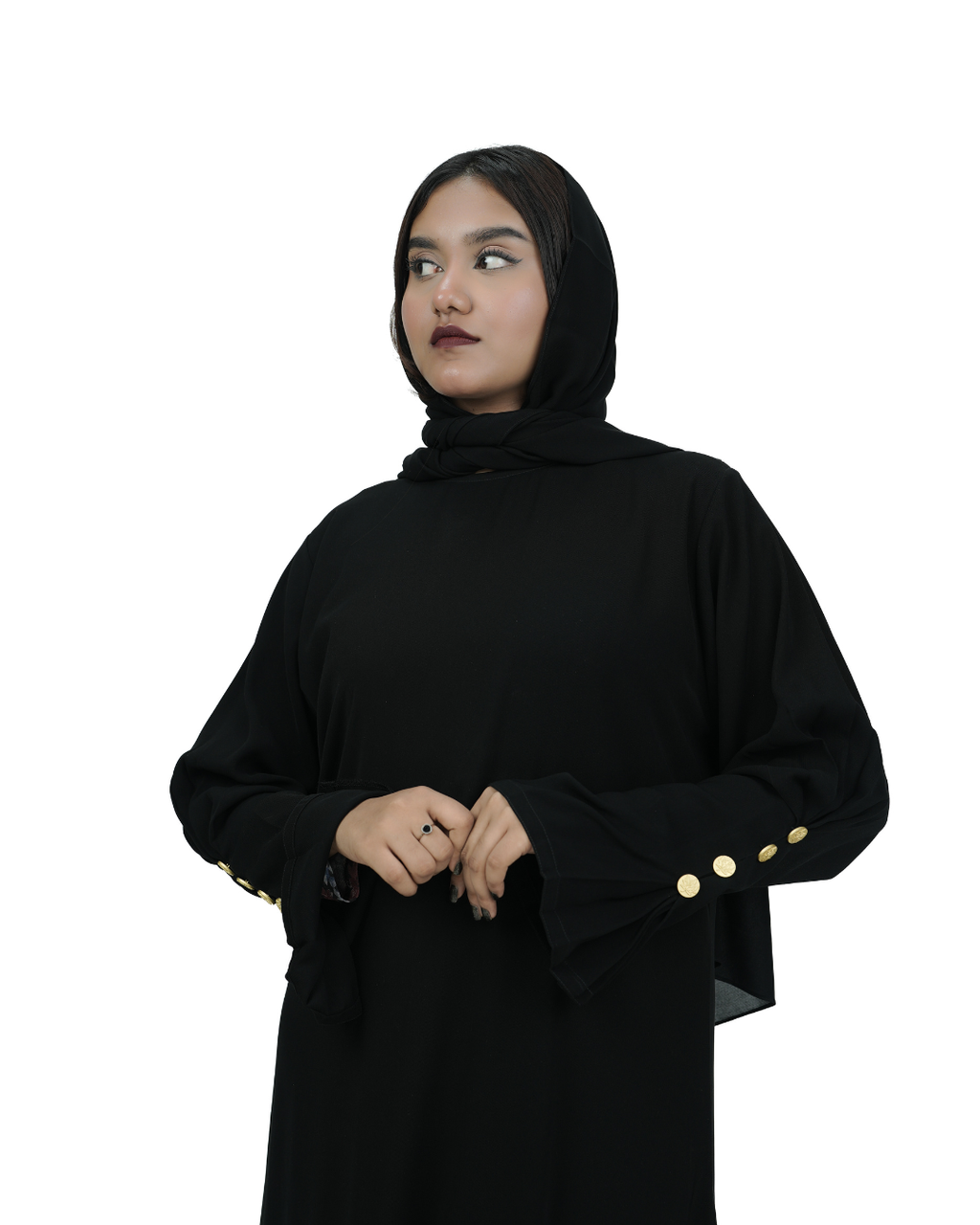 THE TULIP CUFF ABAYA