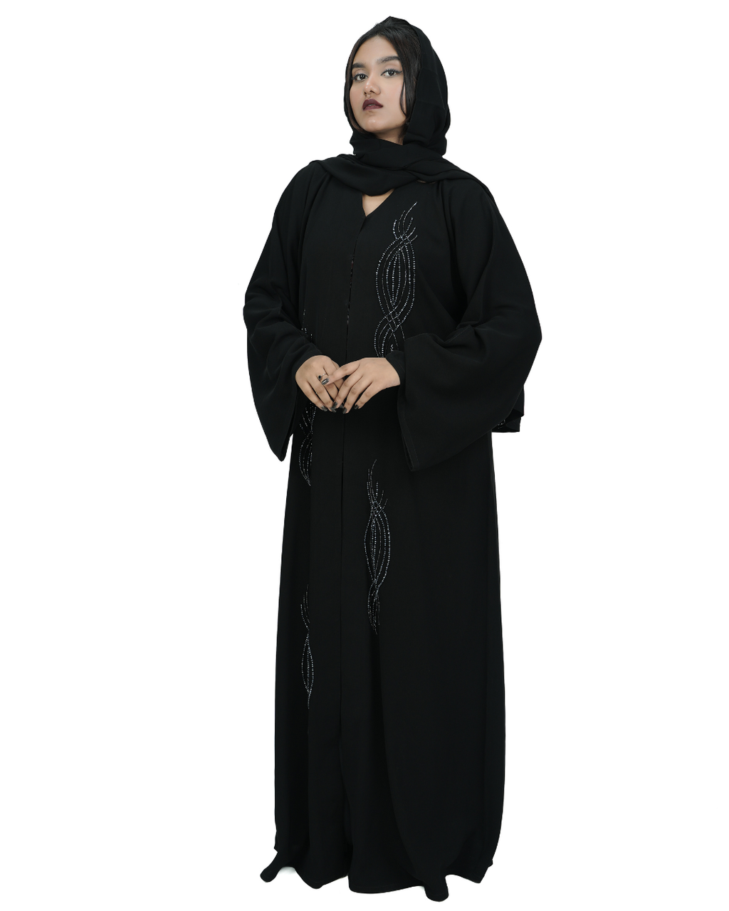 NEBULA WAVE ABAYA