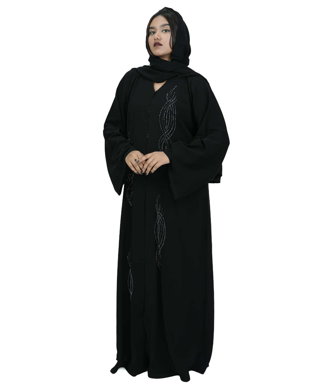 NEBULA WAVE ABAYA