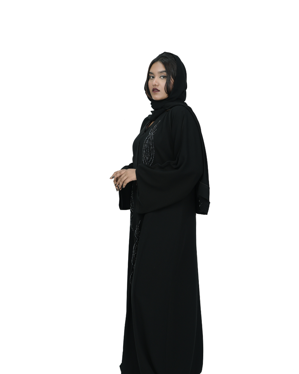 NEBULA WAVE ABAYA