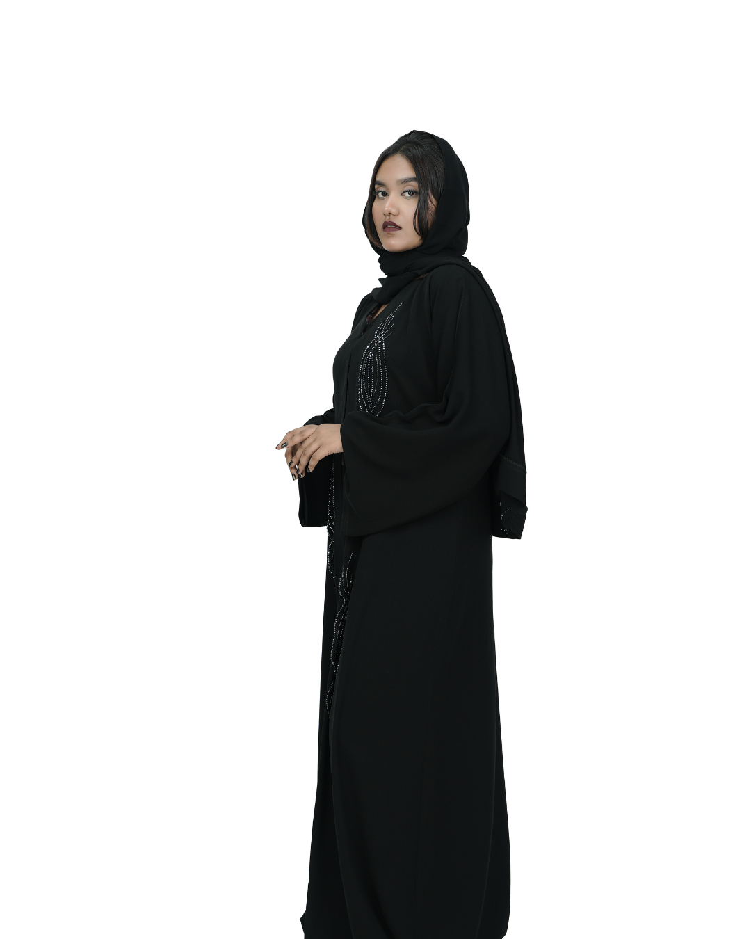 NEBULA WAVE ABAYA