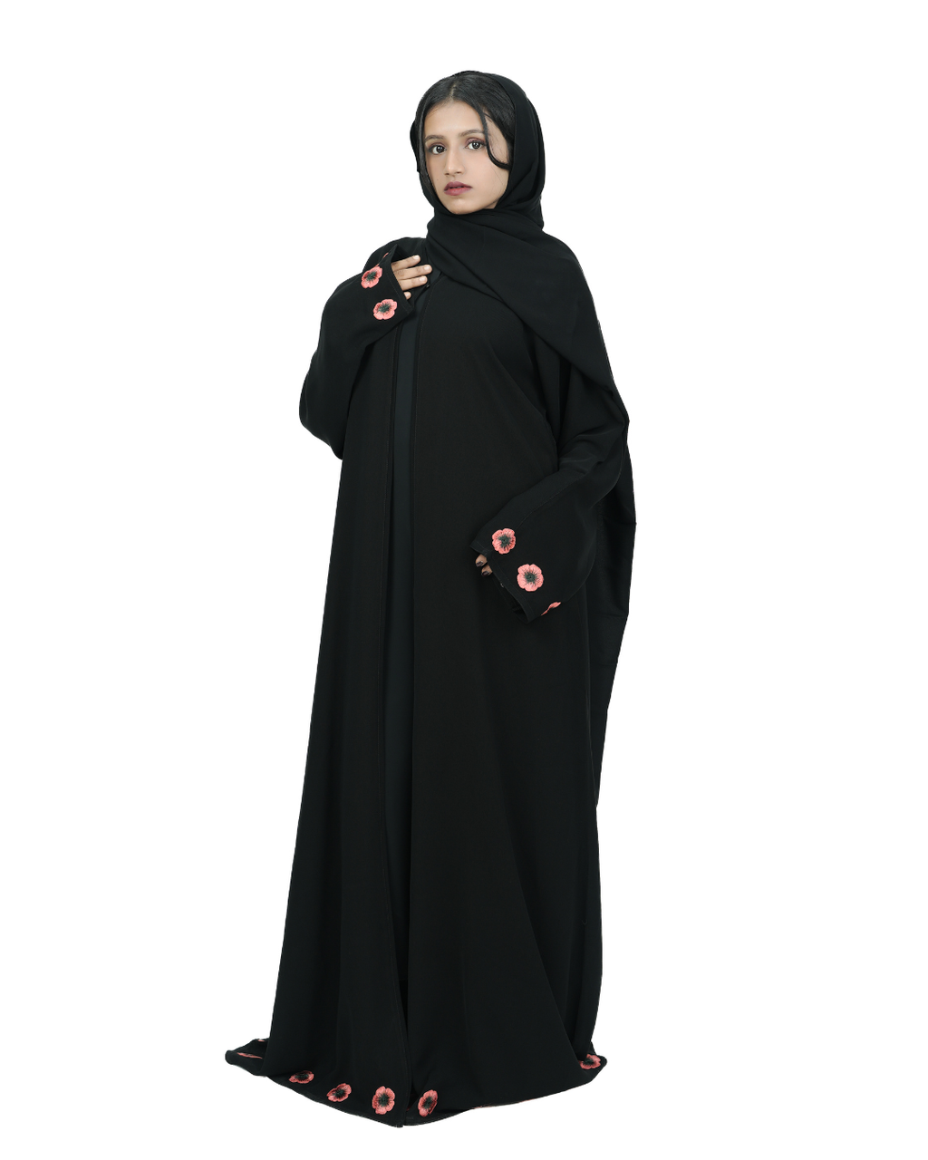 THE HIDDEN BLOOM ABAYA
