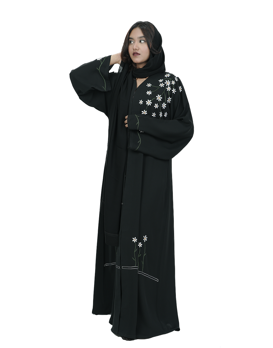 THE CASCADE DAISY ABAYA