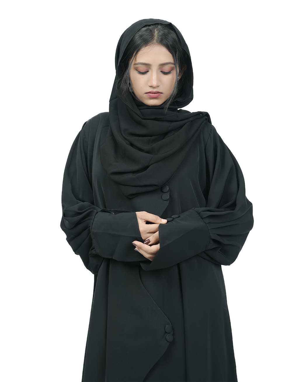 THE WAVE SILHOUETTE ABAYA