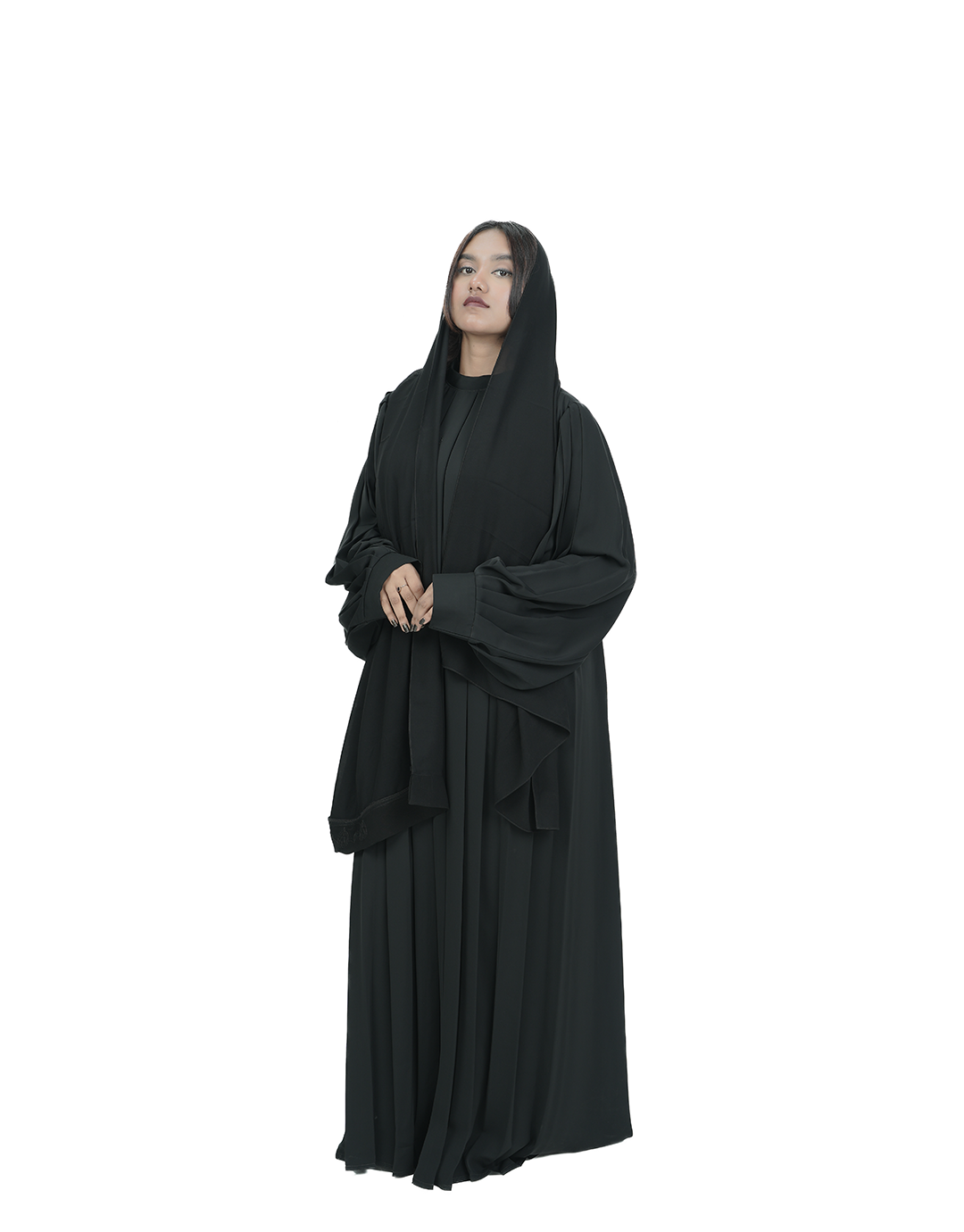 THE RIPPLE DRAPE ABAYA