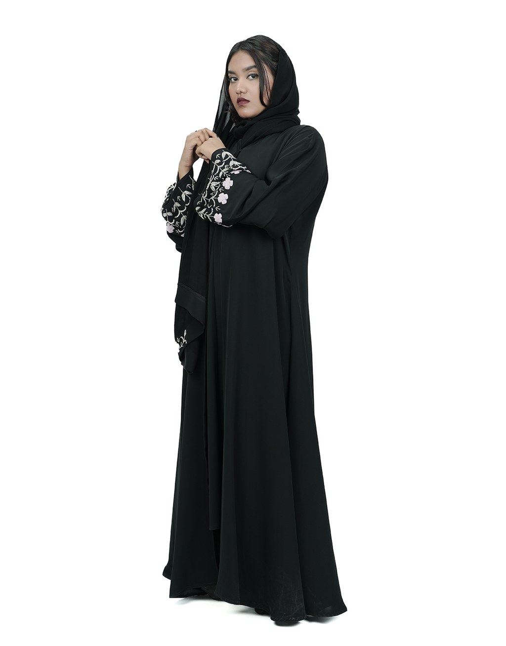 THE BLOSSOM CUFF ABAYA