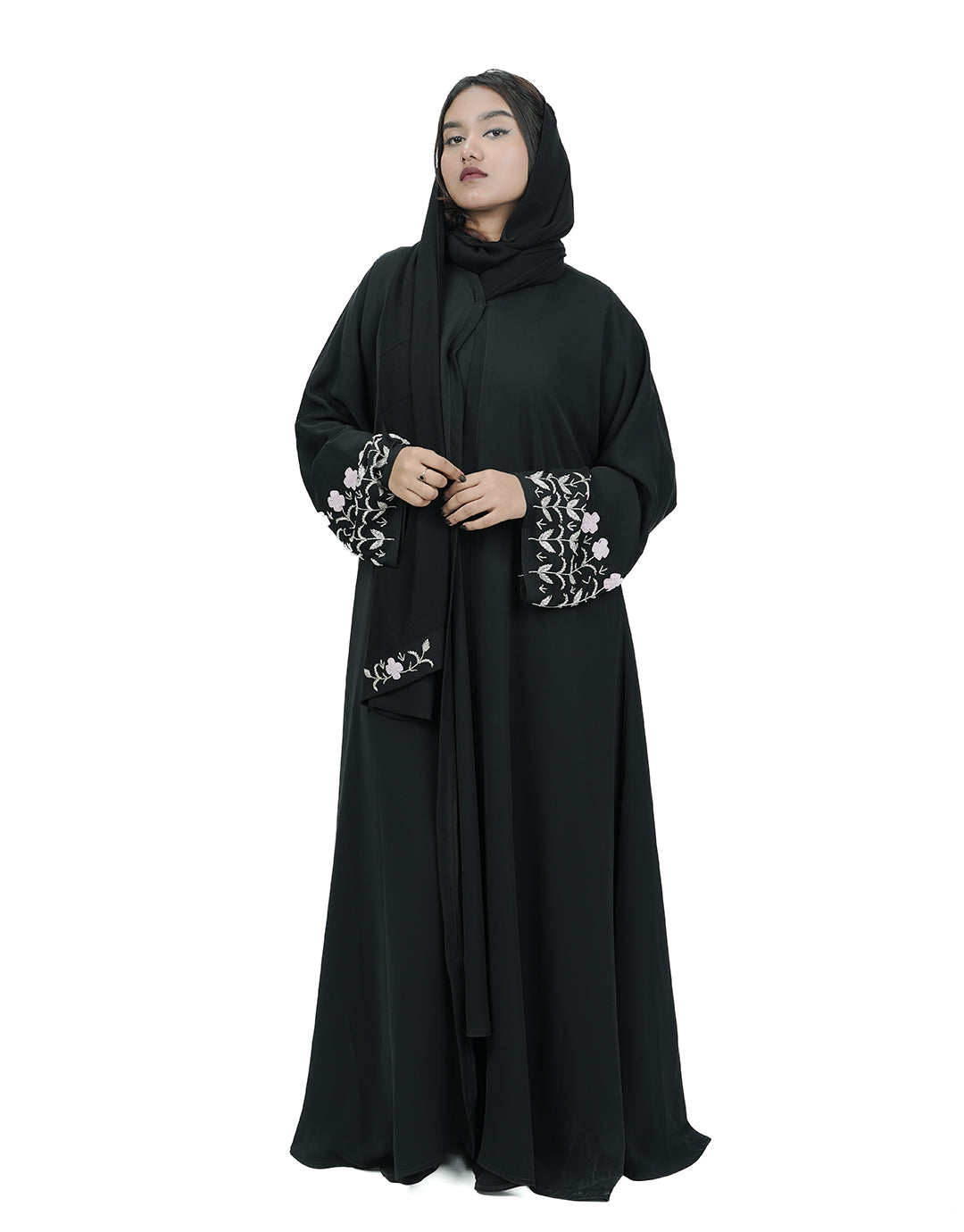 THE BLOSSOM CUFF ABAYA
