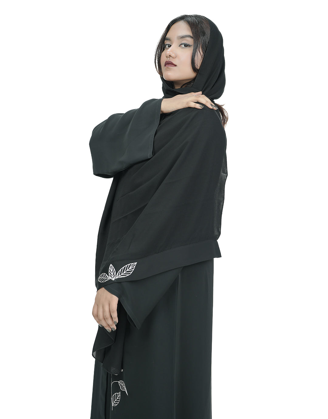 THE FLORA NOIR ABAYA