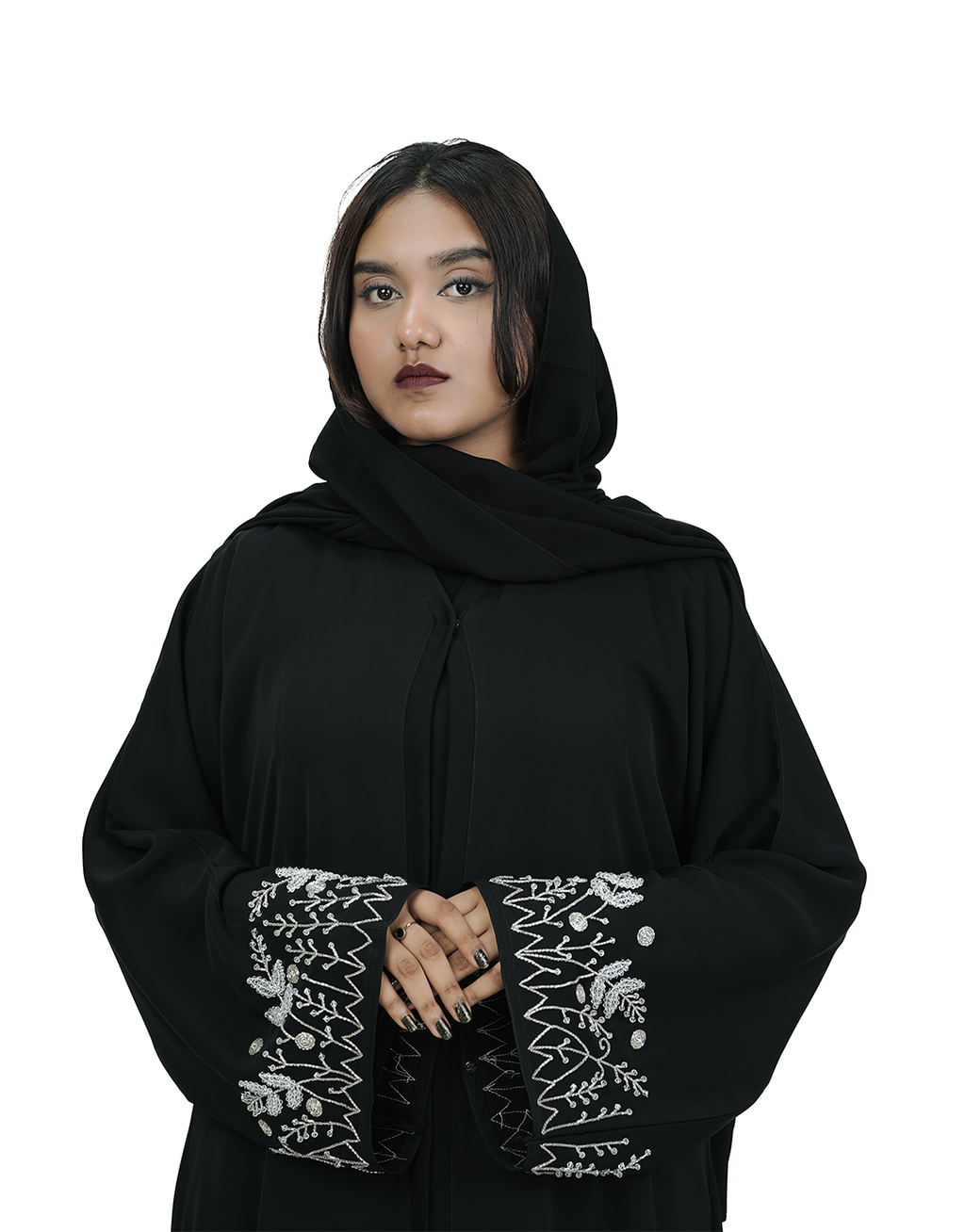 THE SILVER WINE ABAYA