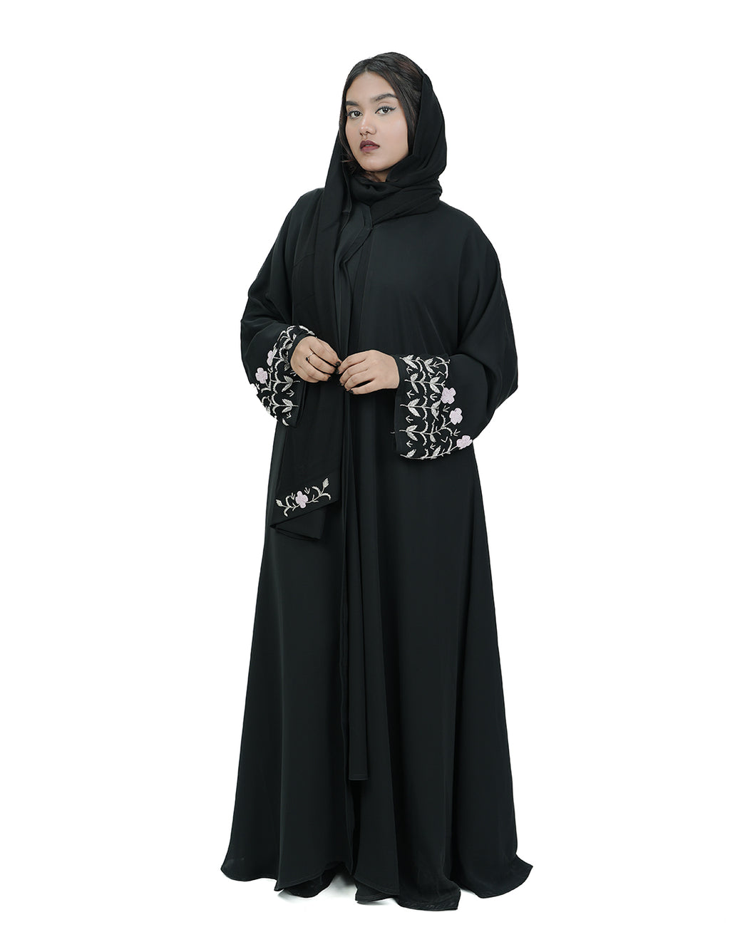 THE BLOSSOM CUFF ABAYA