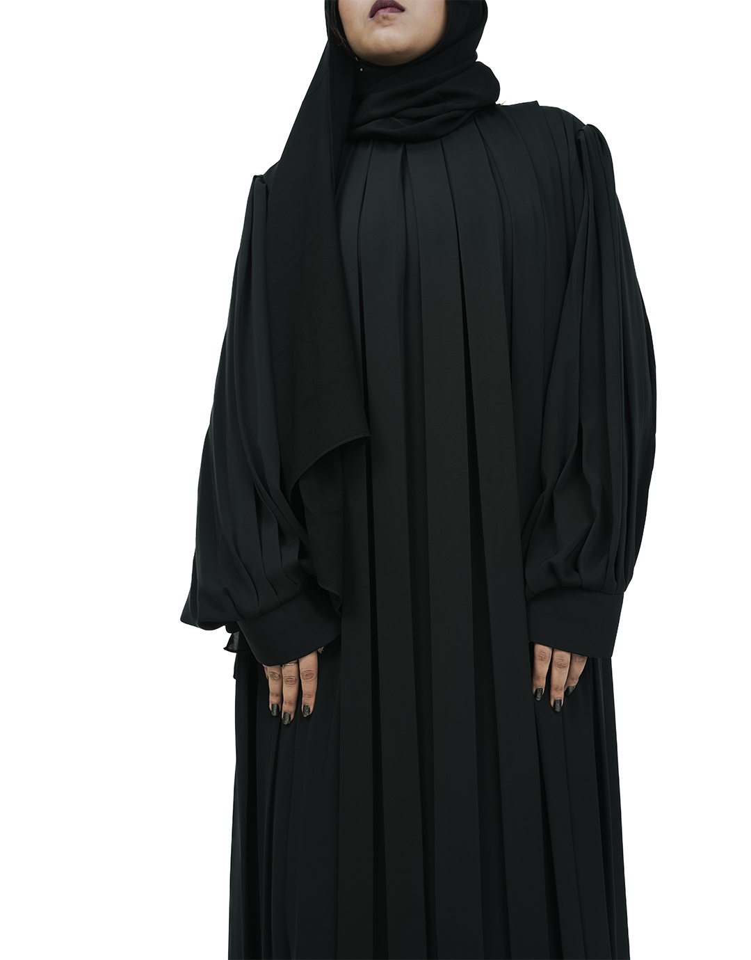 THE CASCADE PLEAT ABAYA